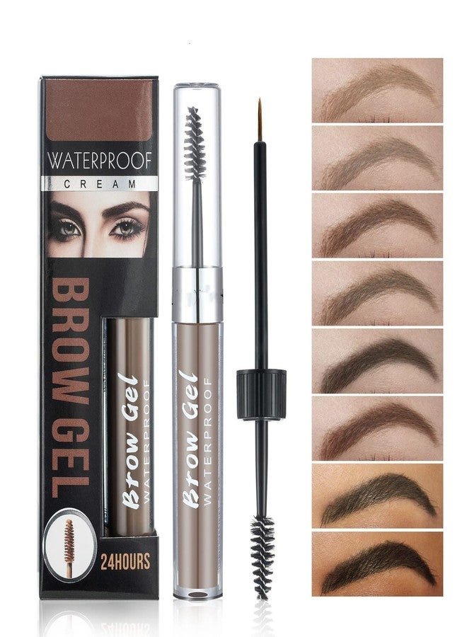 MAEPEOR Waterproof Eyebrow Gel 8 Colors Full-pigmented Long Lasting Liquid Brow Gel for Fuller & Defined Looking (#01 Warm Blonde） - Image 4